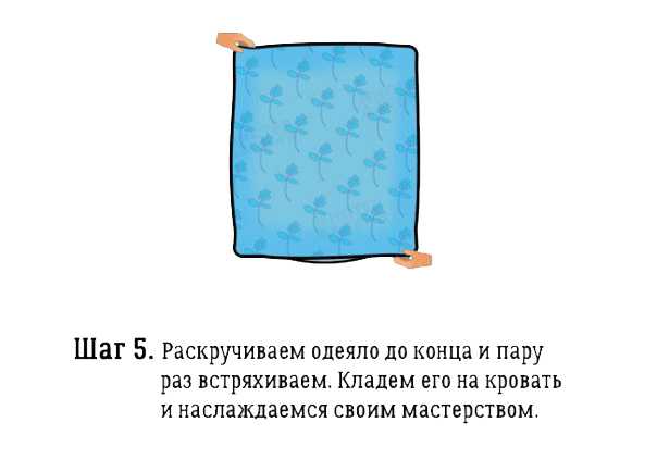 Как засунуть одеяло в пододеяльник: 4 лайфхака
