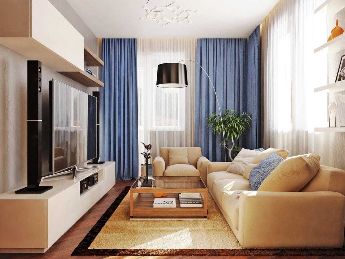 Дизайн маленькой гостиной - 75 фото красивого интерьера и декора