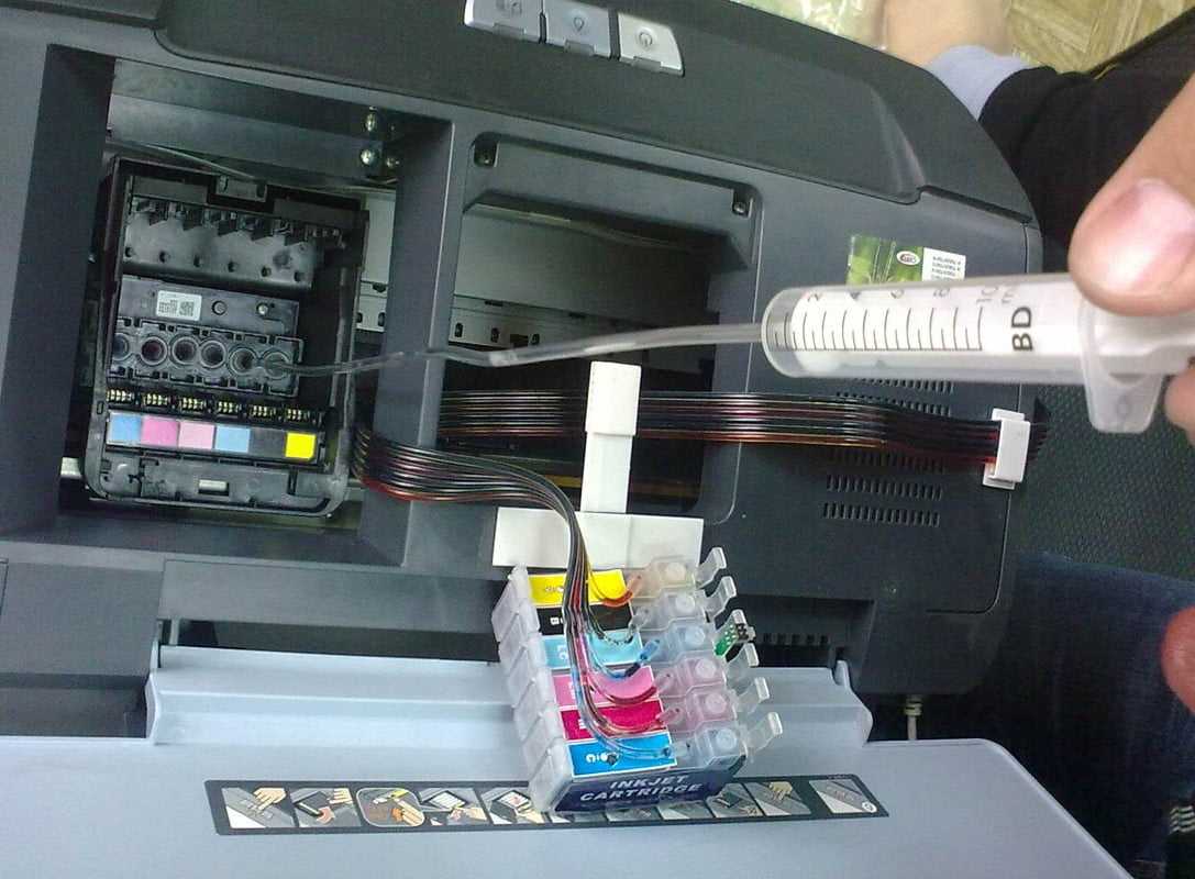 Как почистить головку принтера hp