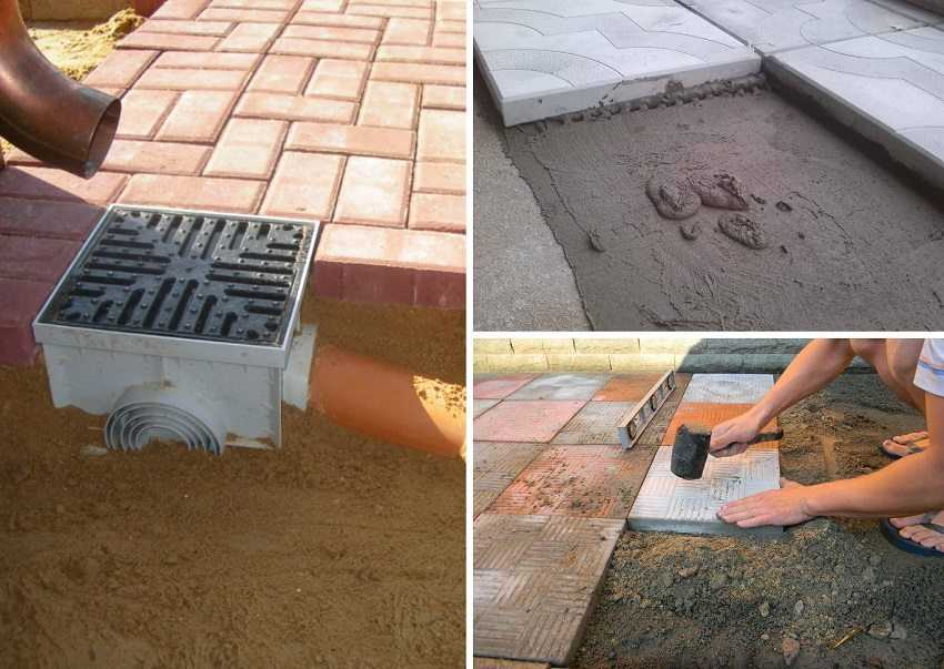 Укладка тротуарной плитки: на песок, своими руками, фото, видео инструкция