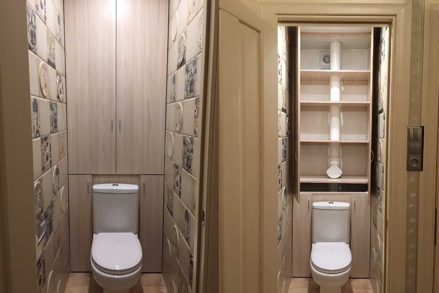 Встроенный шкаф в туалете за унитазом (59 фото): виды встраиваемых шкаф...