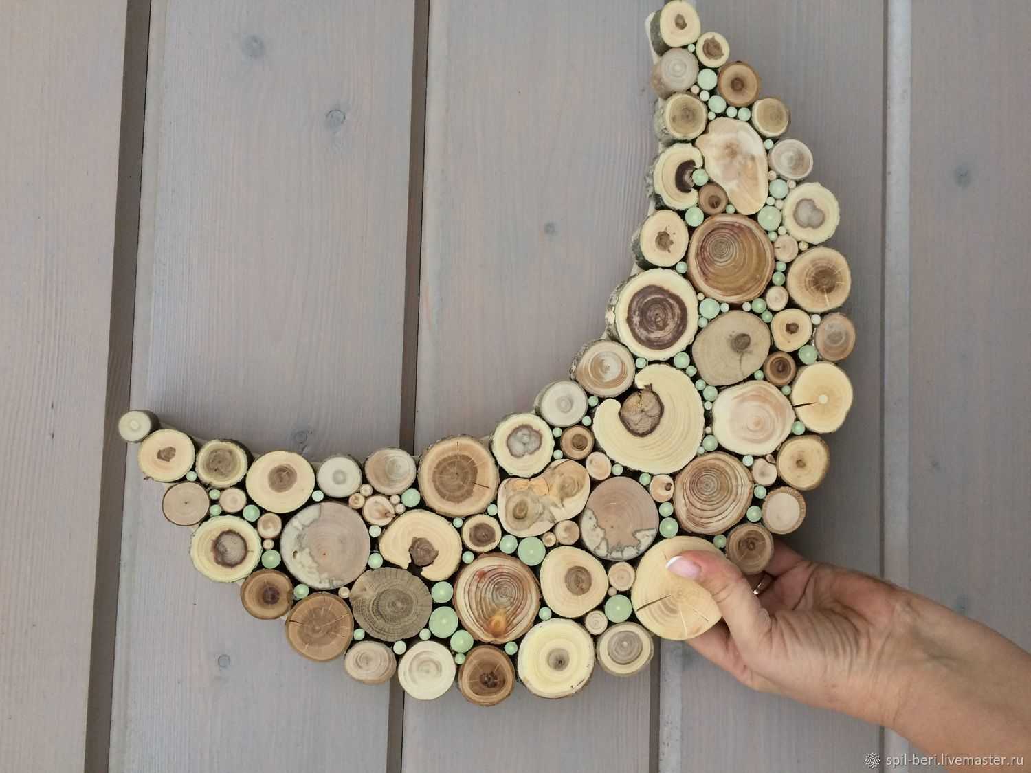Спилы дерева для интерьера, сделанные своими руками
