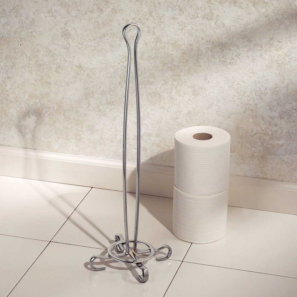 Стойки для туалетной бумаги и ершика: комбинированные, многофункциональные