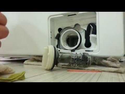 Фильтр в стиральной машине: как снять почистить