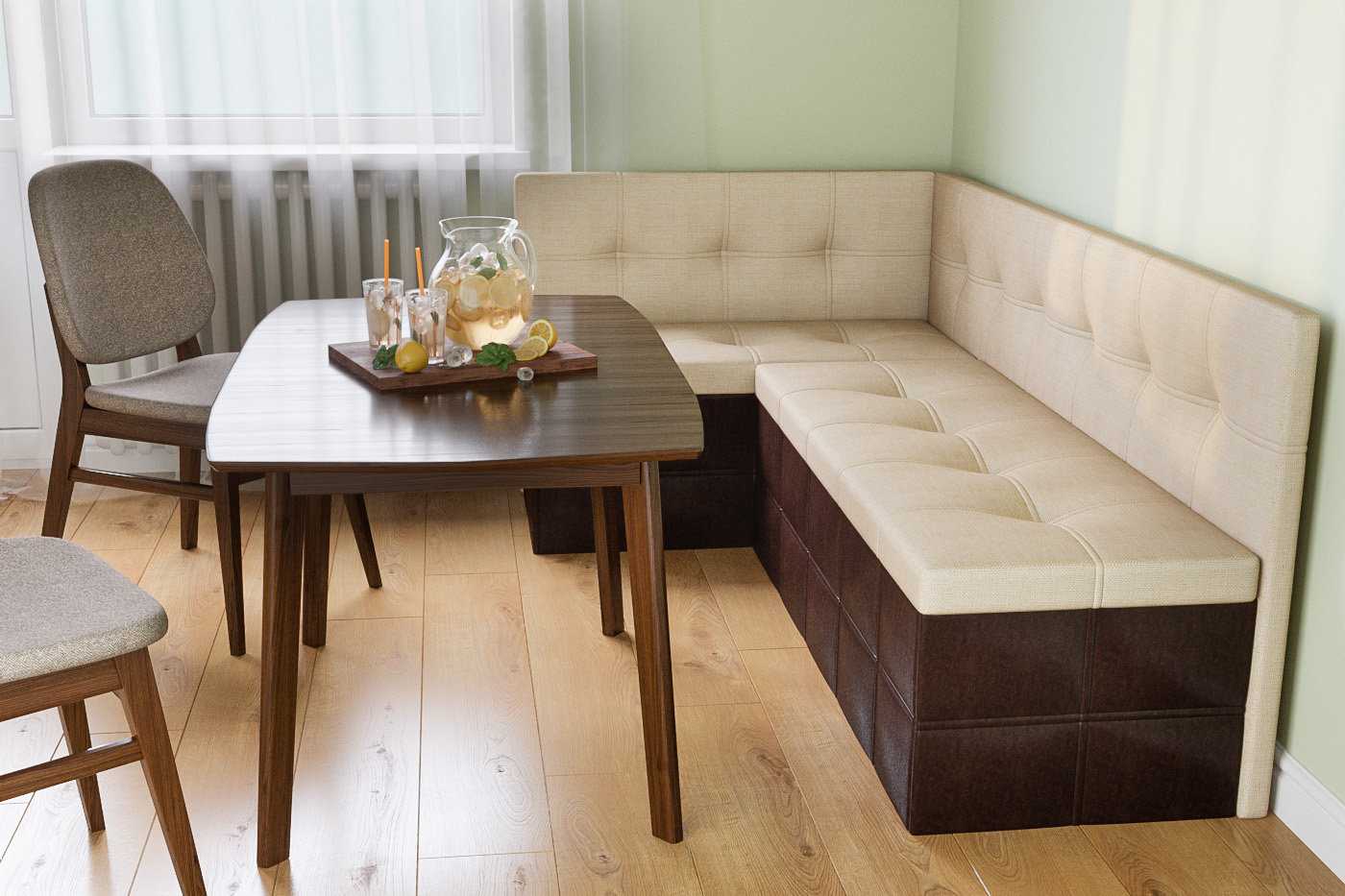 Дизайн кухни с диваном: 75 лучших идей функционального интерьера