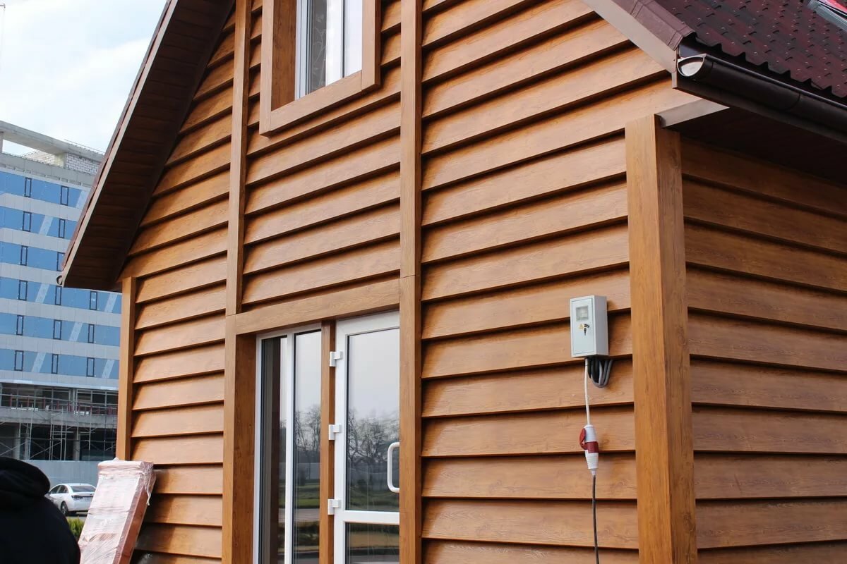 Отделка фасада деревом (37 фото): наружная облицовка частного дома термодеревом, как обшить снаружи
