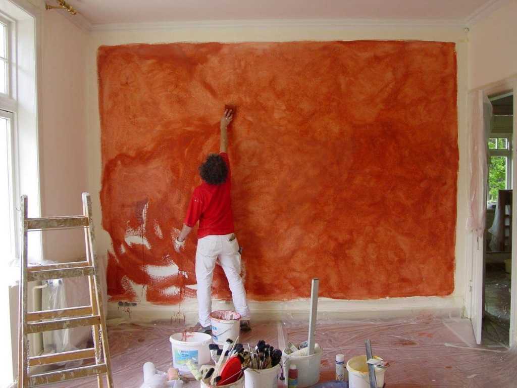 Покраска стен своими руками.