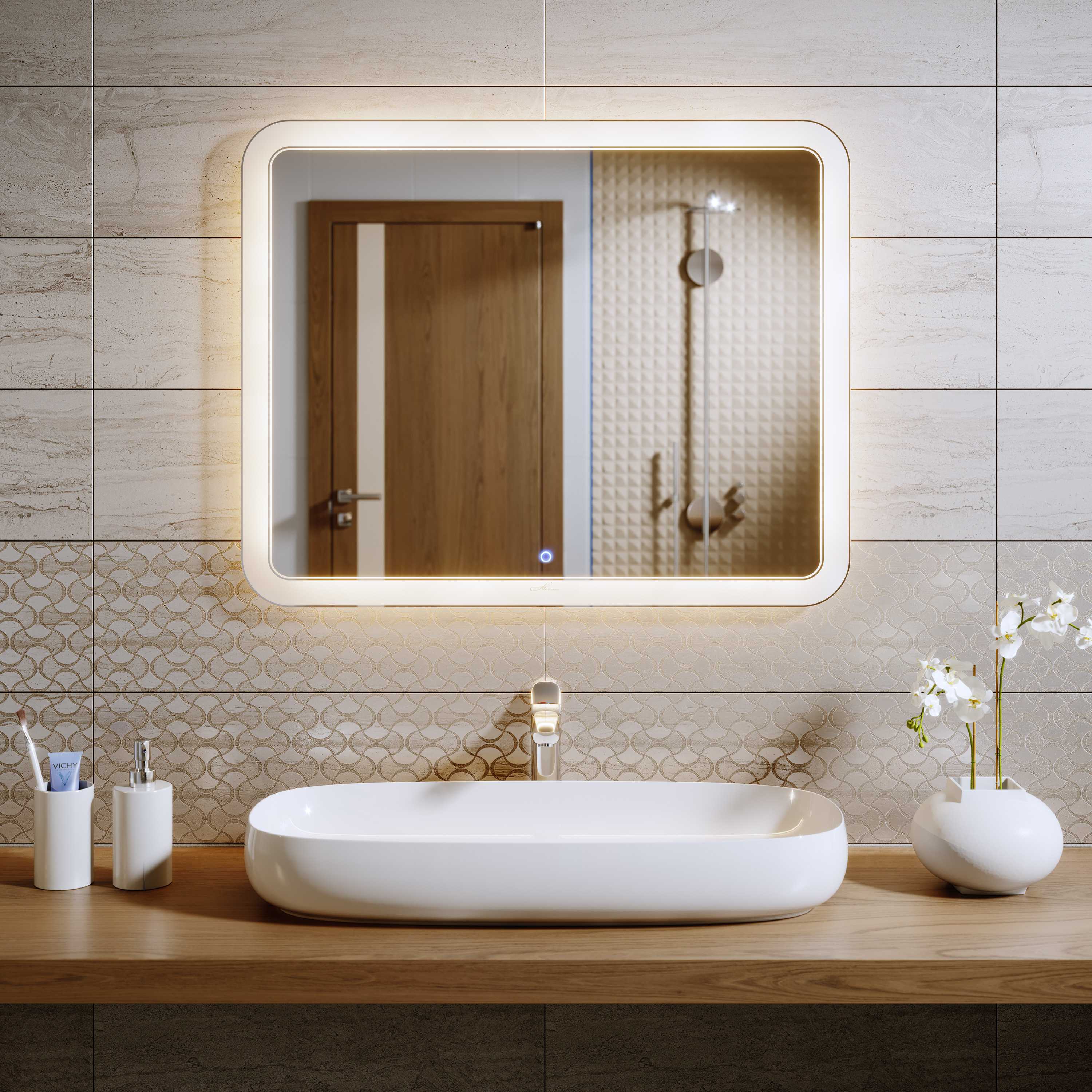 Овальное зеркало с подсветкой в ванную комнату: особенности и советы по выбору