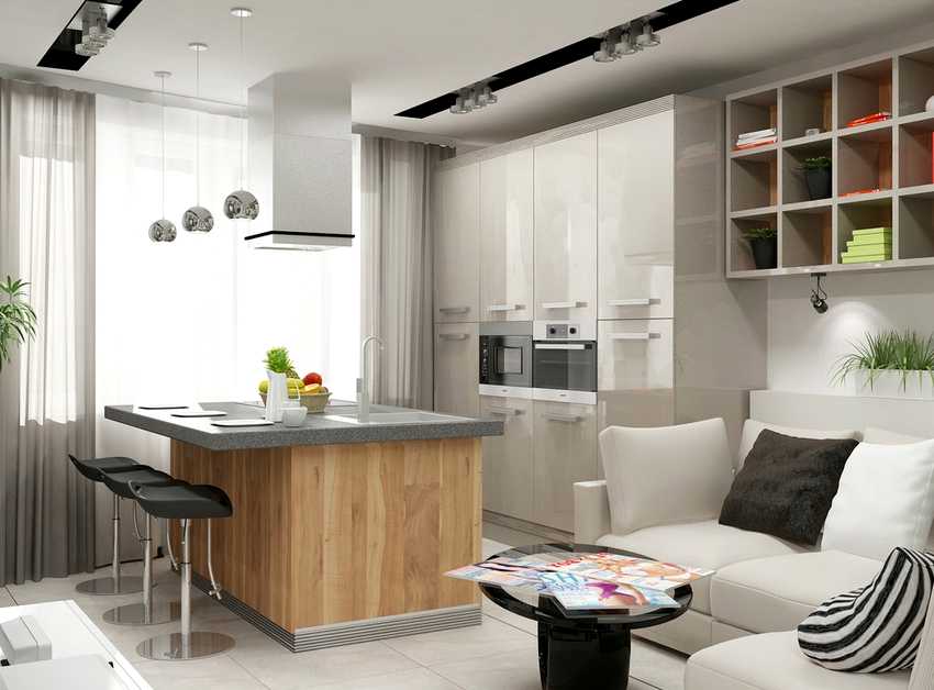 Организация пространства на кухне: идеи для маленького помещения, фото интерьера