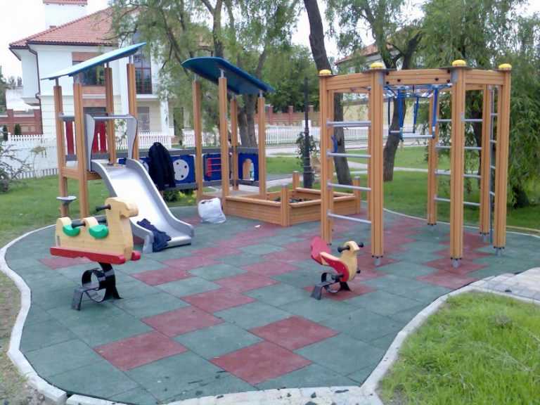 Детская площадка на даче своими руками - дизайн и обустройство