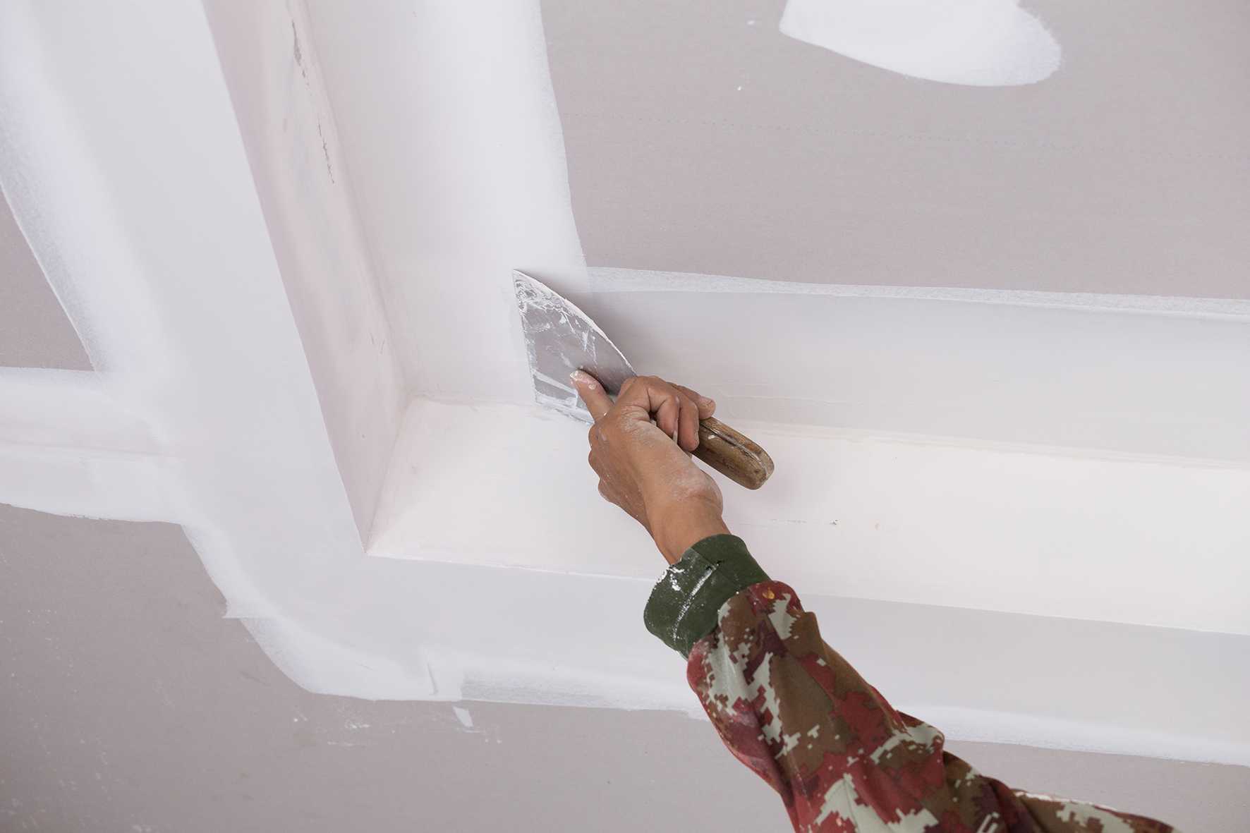 Технология шпаклевания потолка из гипсокартона под покраску – stroim24.info