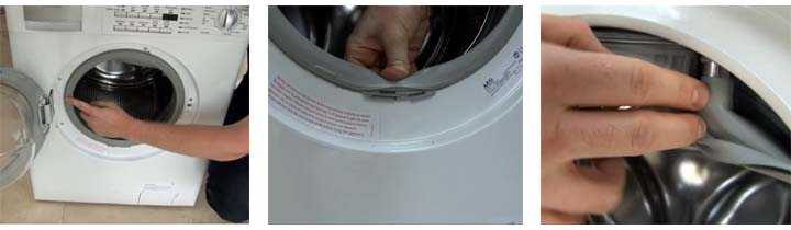 Как правильно сменить манжету люка стиральной машины lg
