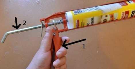 Как пользоваться пистолетом для герметика - инструкция по применению