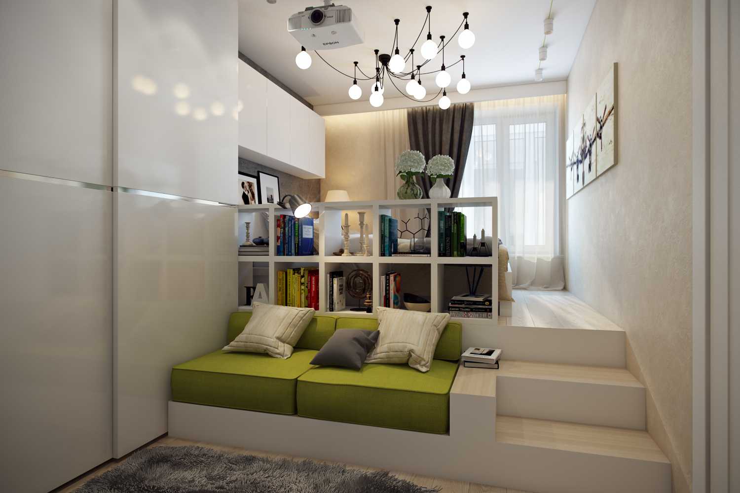 Дизайн спальни-гостиной 16 кв. м (44 фото): интерьер одной комнаты 16 квадратов, метров