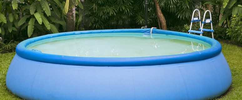 Как заклеить каркасный бассейн в домашних условиях