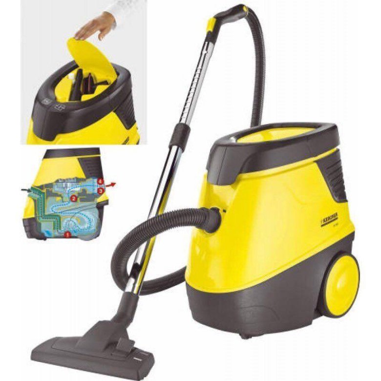 Пылесосы karcher с аквафильтром: подборка техники экстра-класса