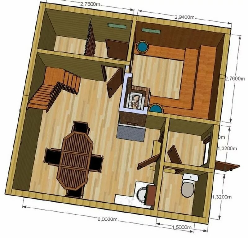 Планировка бани размером 3х5 м: как все организовать внутри и снаружи