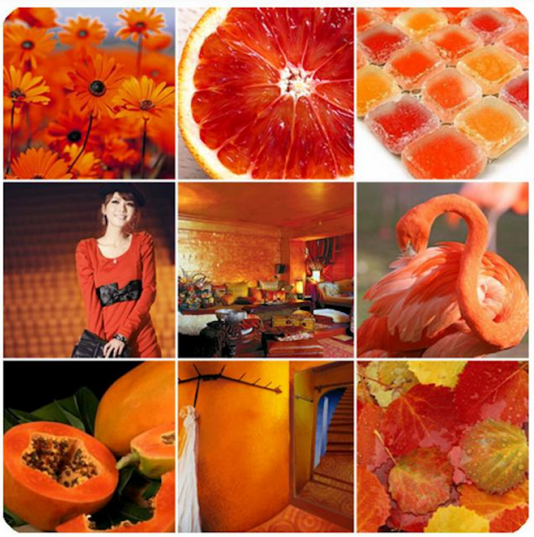 Оранжевый цвет в интерьере - 50 фото идей дизайна