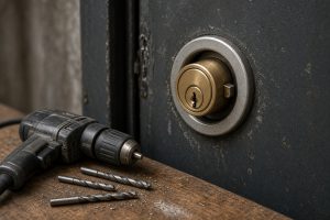 Как высверлить замок в двери: способы и нюансы