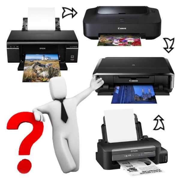 В чем разница между струйным и лазерным принтером