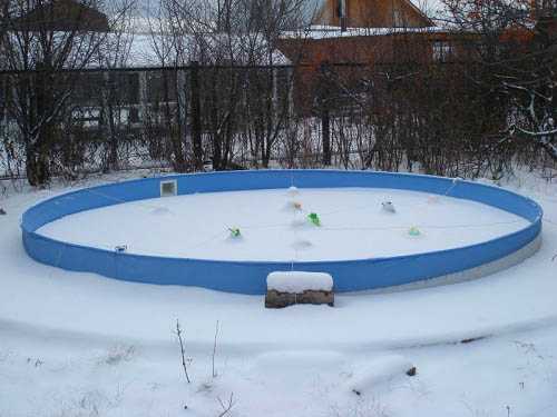 Как сложить каркасный бассейн на зиму, уборка каркасного бассейна на зиму - morevdome.com