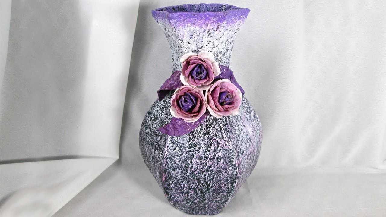 Напольная ваза своими руками (53 фото): как сделать большую из бросового материала, ткани, что в нее поставить, декор
