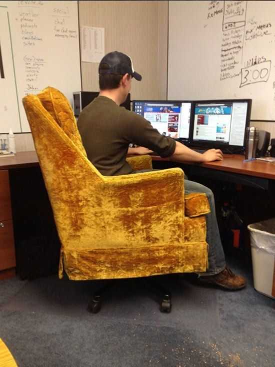 Поэтапное изготовление компьютерного кресла своими руками