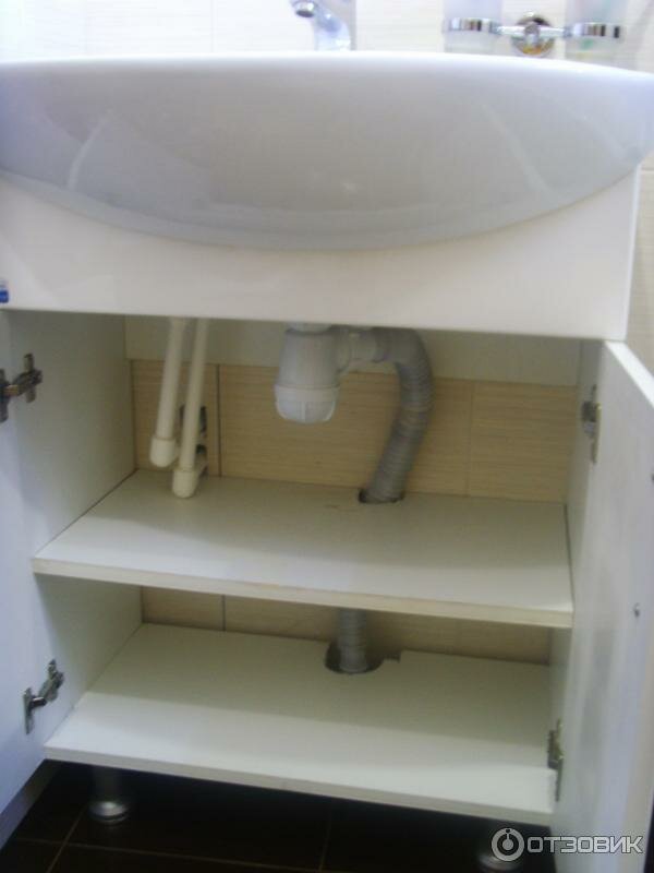 Установка раковины в ванной комнате на примере консольной конструкции
