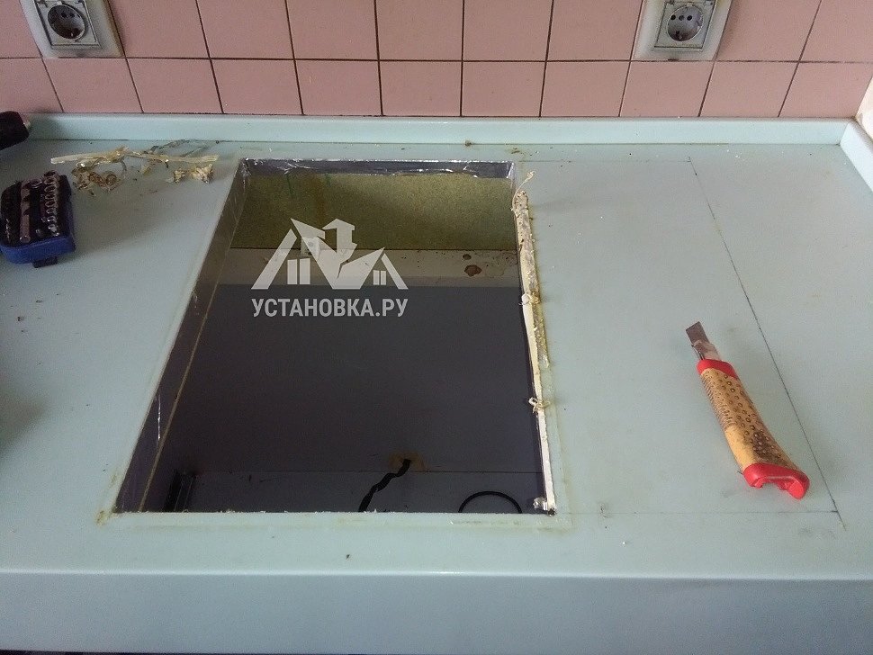 Правильная установка варочной панели в столешницу своими руками