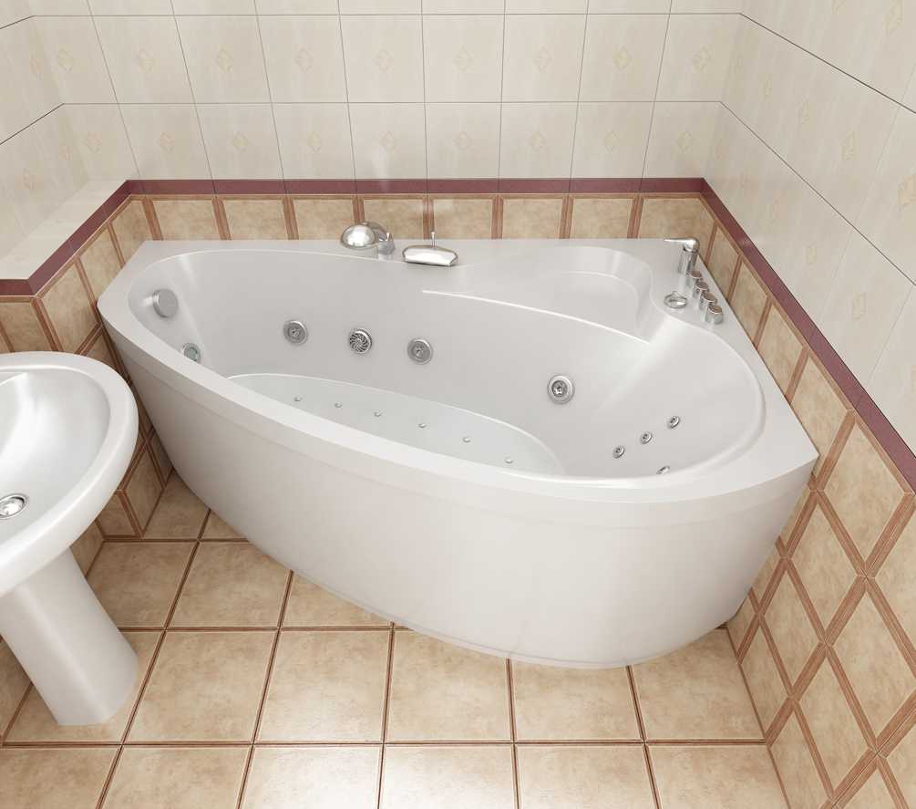 Как правильно подобрать маленькую угловую ванну?
