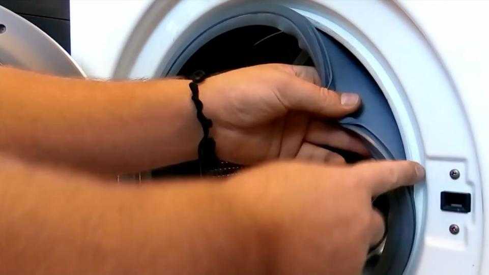 Замена уплотнительной резинки на стиральной машине самсунг видео