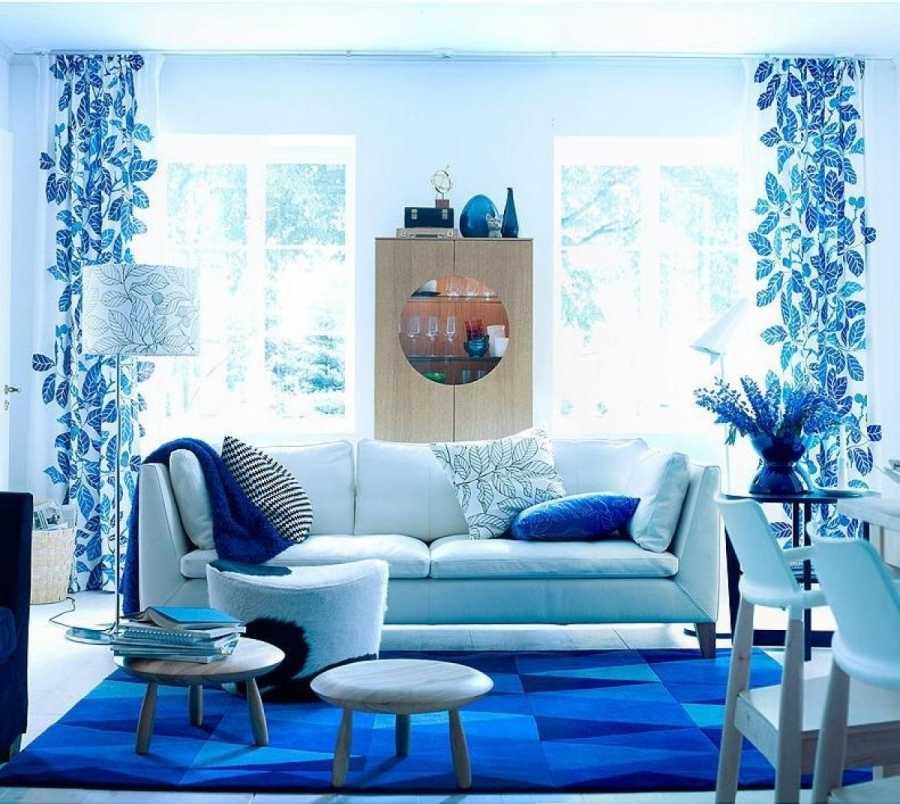 Сине-коричневая гостиная (62 фото): советы по дизайну и идеи для декора