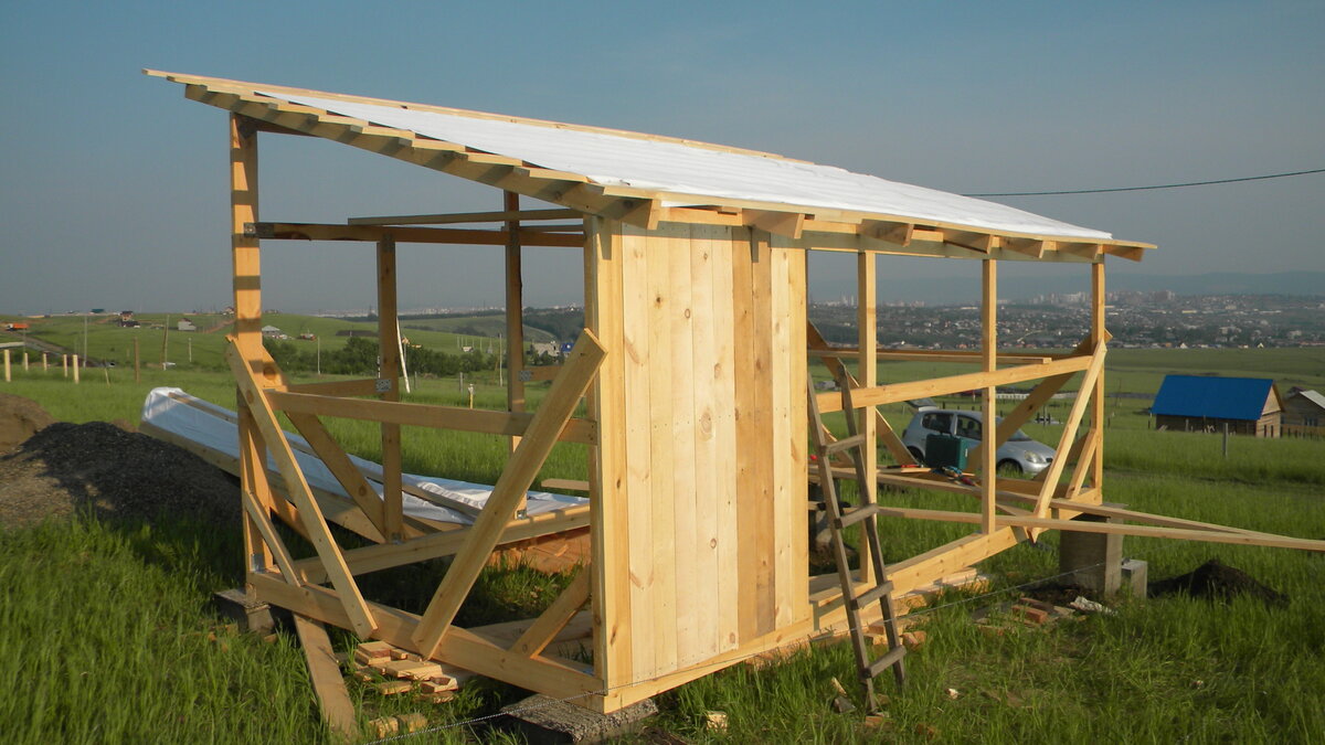 Крыша сарая - пошаговая инструкция по проектированию и постройке