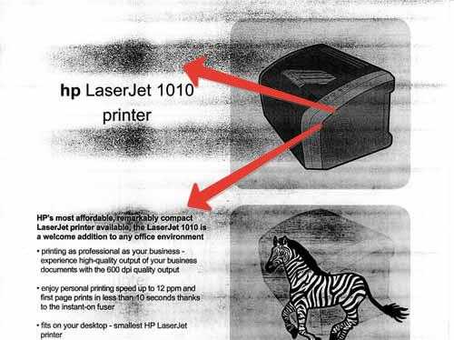 Принтер canon печатает полосами — что делать?