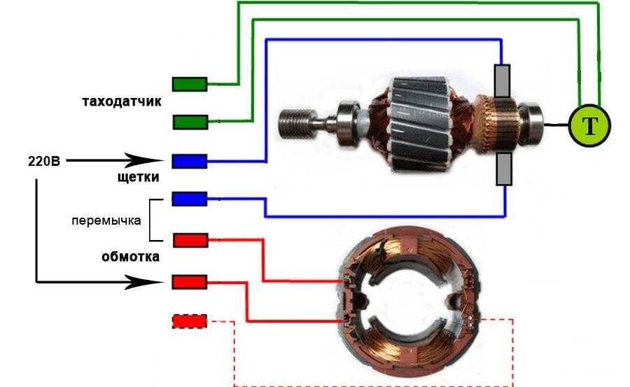 Подключение двигателя от стиральной машины - схема 2стиралки.ру