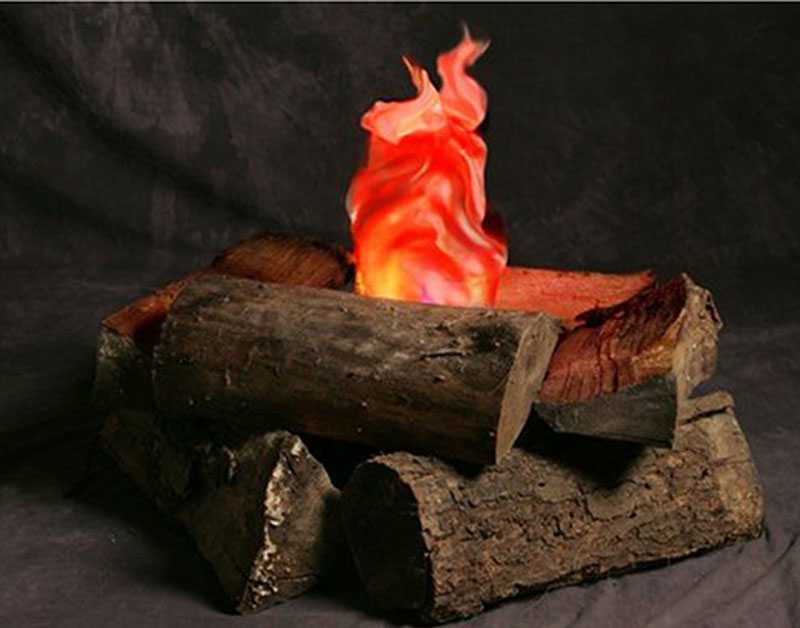 Имитация огня в камине своими руками: фото и видео
