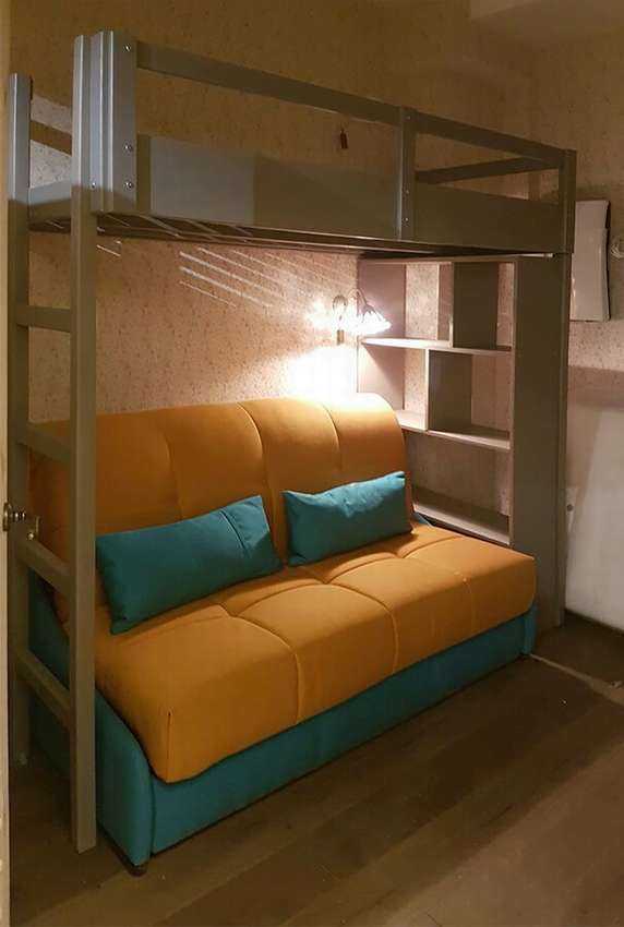 Детские двухъярусные кровати с диваном (65 фото): двухъярусная модель с диваном внизу для детей