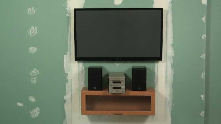 Крепим телевизор на стену из гипсокартона надежно и аккуратно — объясняем развернуто