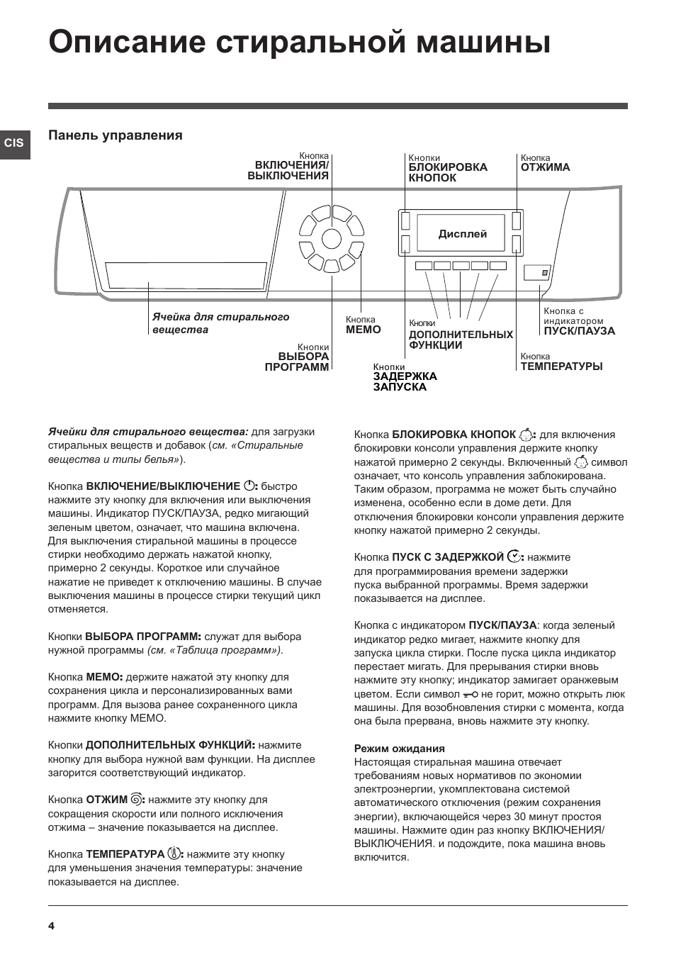Стиральная машина hotpoint-ariston –  инструкции по эксплуатации на русском | рембыттех