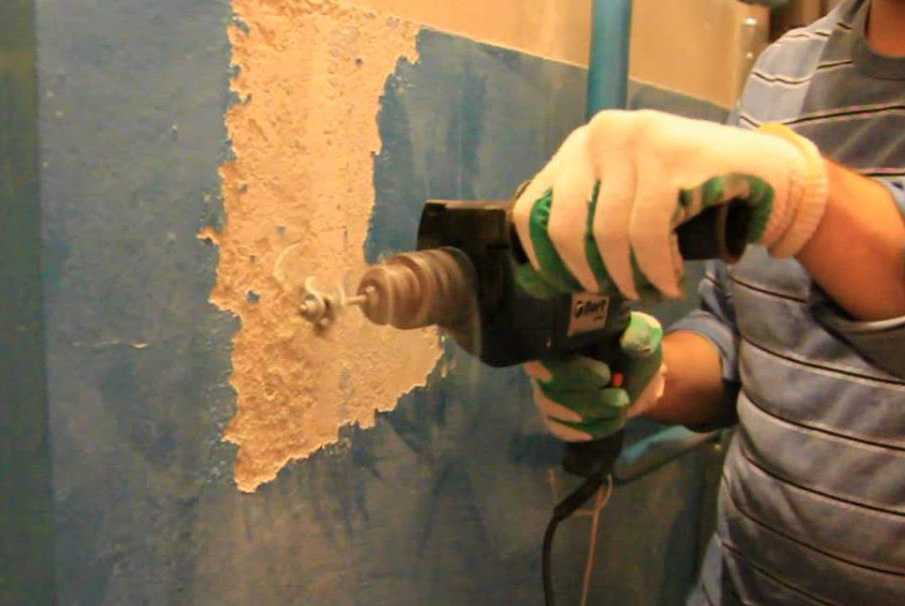 Как снять краску с бетонной стены - вот мастак - сайт для мастеров