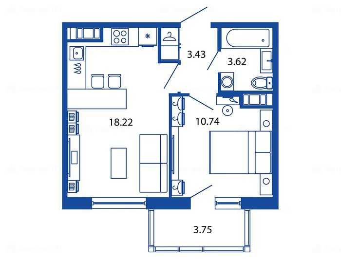 Квартира-"евродвушка": планировка, особенности дизайна и обустройства интерьера