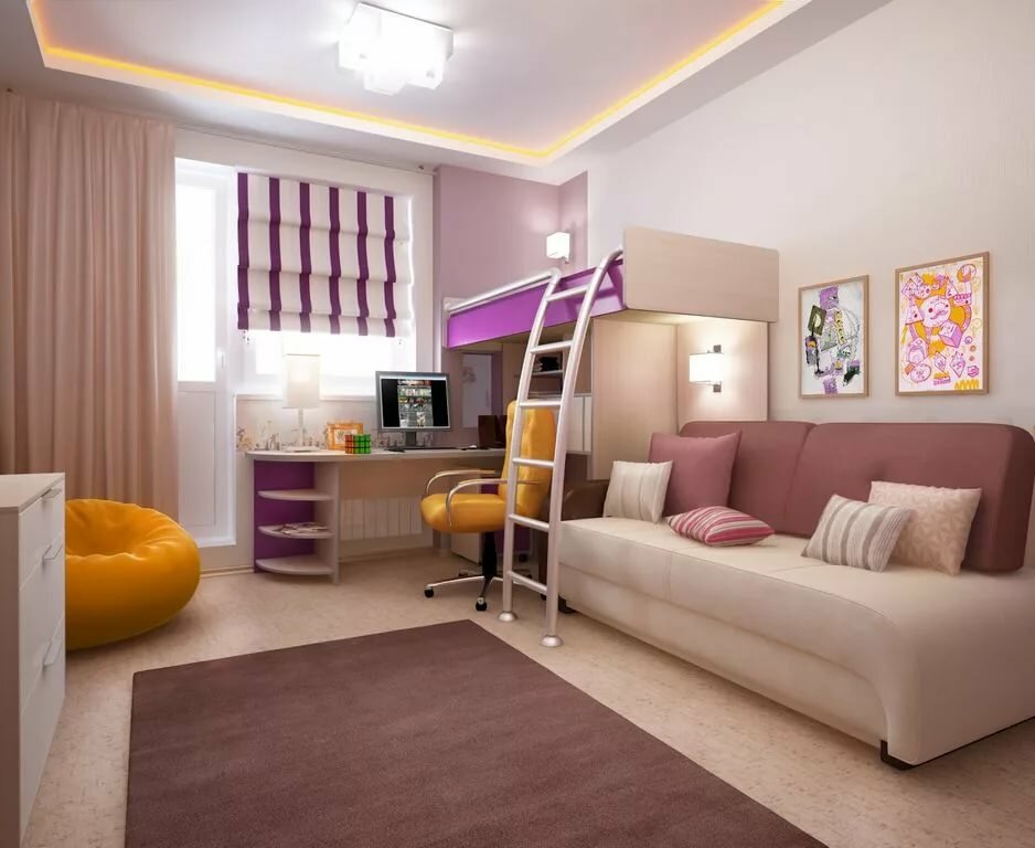 Спальня гостиная в одной комнате: дизайн интерьера, как совместить с фото
