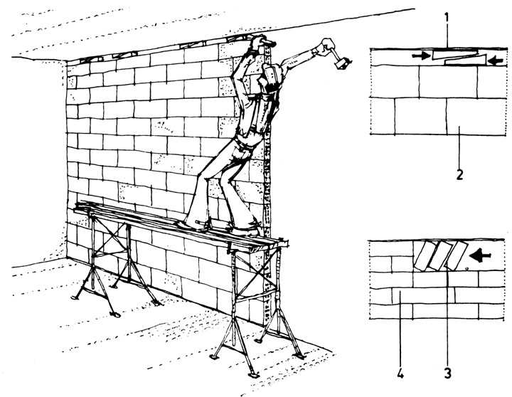 Демонтаж кирпичных стен своими руками: технологическая карта на снос перегородки, инструкция, фото и видео