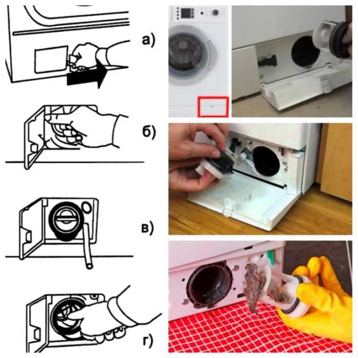 Несколько способов, как открутить фильтр в стиральной машине, если он не выкручивается