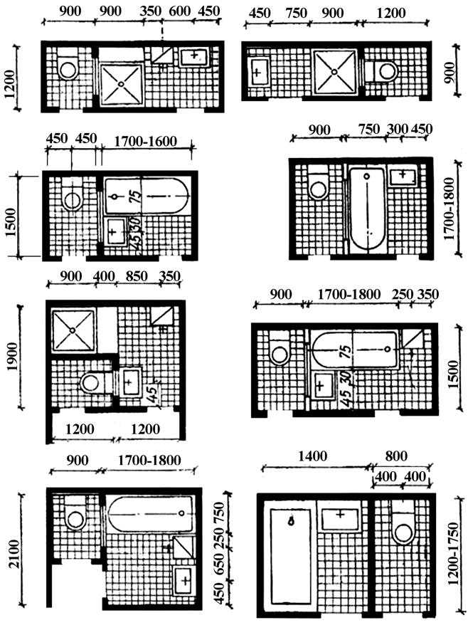Размеры ванной - оптимальный типоразмер и советы по планировке ванны (120 фото и видео)