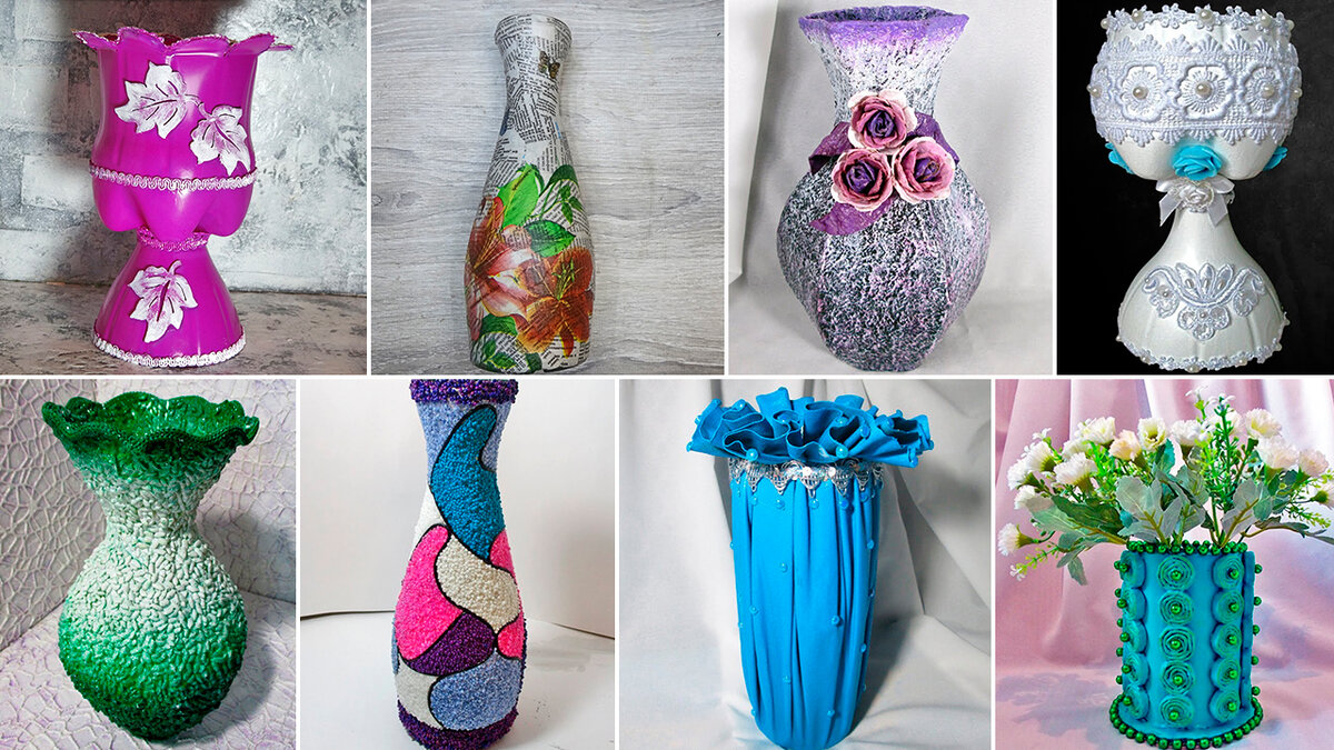 Напольная ваза своими руками (53 фото): как сделать большую из бросового материала, ткани, что в нее поставить, декор