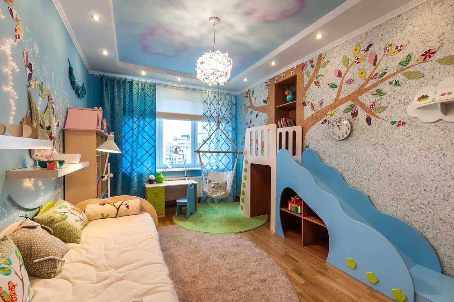 Обои для детской комнаты для девочек: фото, цветовая гамма, комбинирование