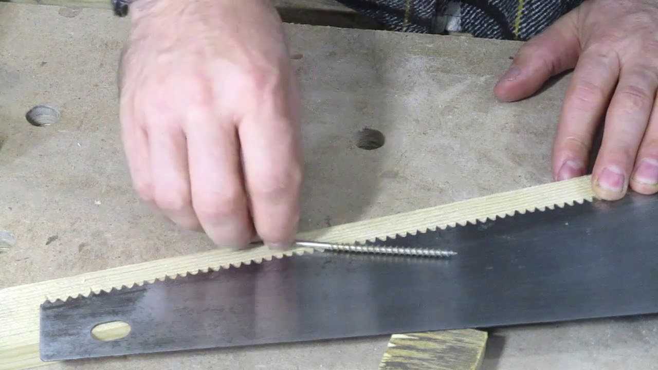Как можно наточить ножовку в домашних условиях?