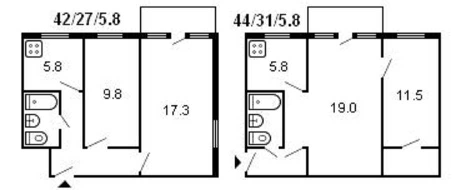 Перепланировка 2-х комнатной хрущевки: как эргономично разделить помещения и сделать маленькую квартиру просторной (20 фото & видео)