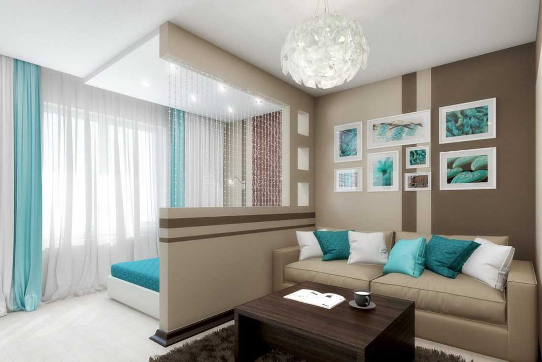 Дизайн гостиной-спальни площадью 20 кв. м  (59 фото): дизайн интерьера в одной комнате, современные идеи 2020